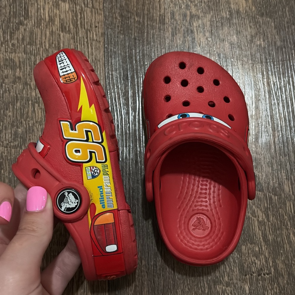 CROCS Kids Red Cars Shoes
